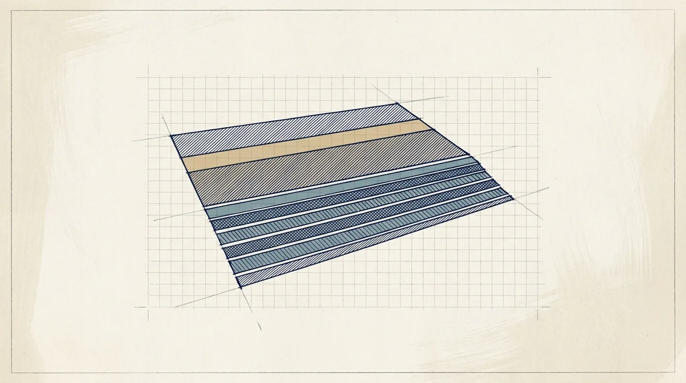 Survey drawing of a contract price, an appraisal line, and a cash stack marked as not financeable