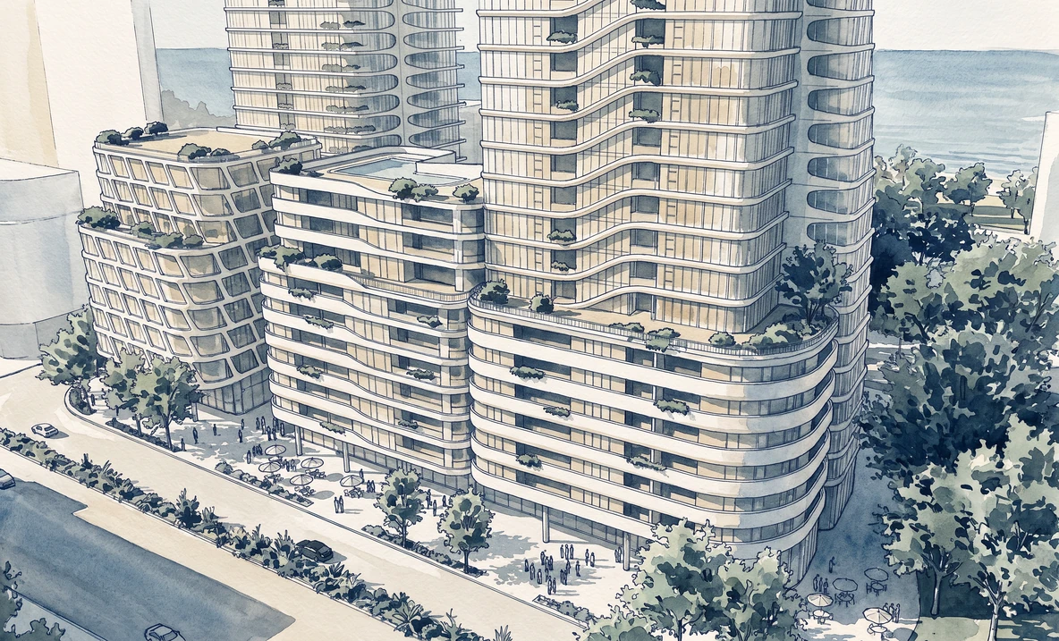 SEVEN SEAS exterior rendering