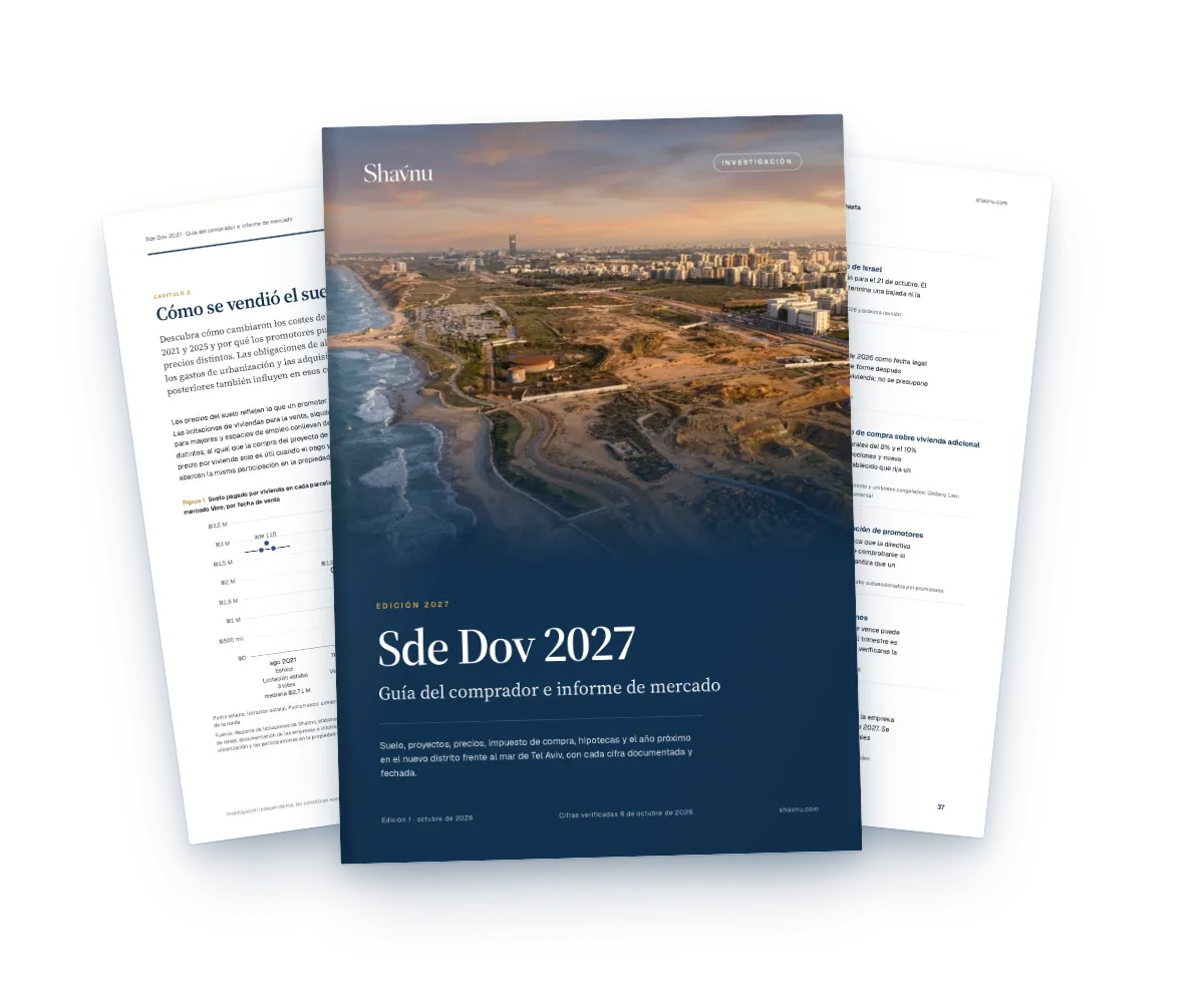 Sde Dov 2027: Guía del comprador e informe de mercado